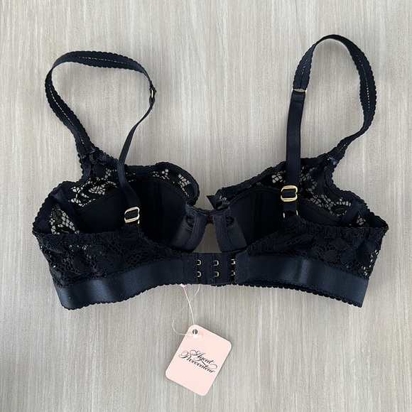 NWT Agent Provocateur Black and Red Bra 32C - Picture 2 of 3